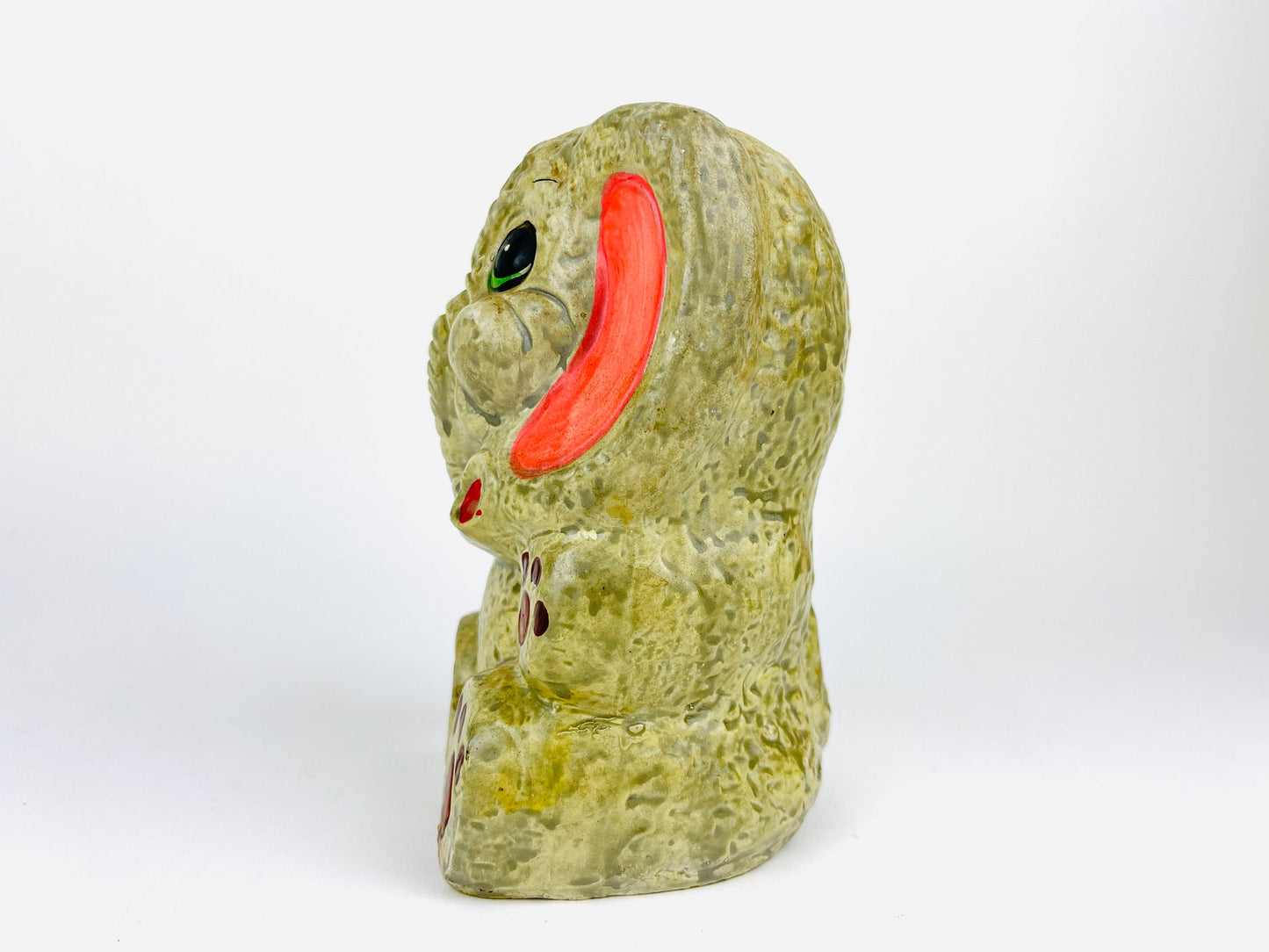 Vintage Anthropomorphic Elephant Coin Piggy Bank | Hand painted ceramic elephant vintage pottery | retro kitsch decor