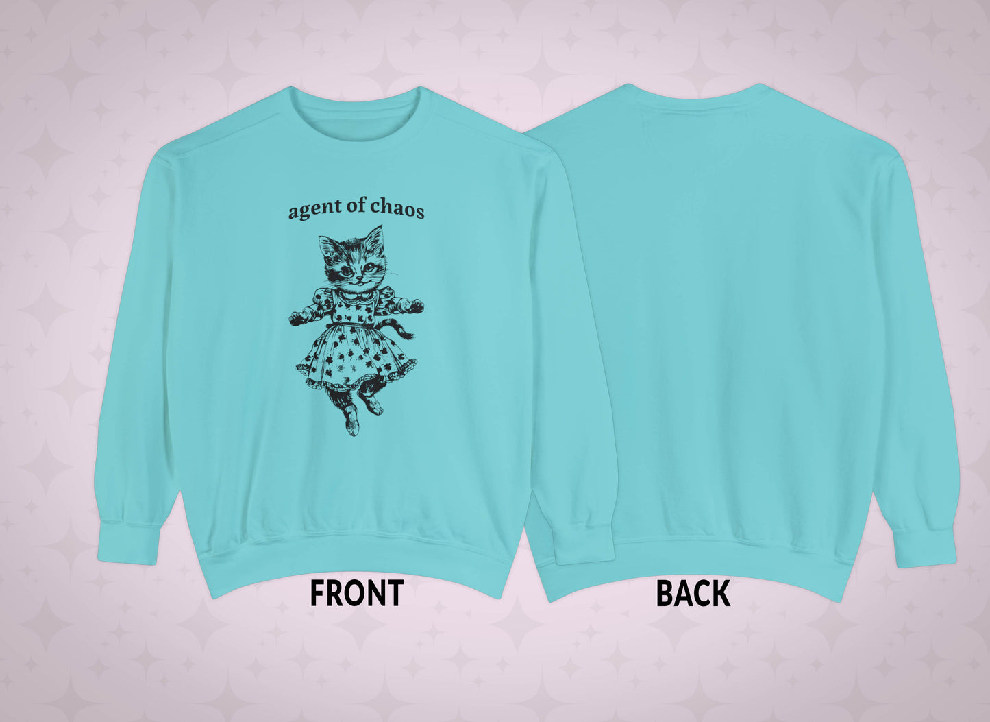 Agent of Chaos Funny Cat Pullover Sweatshirt