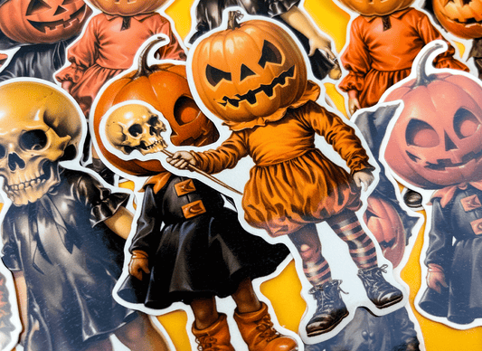 Spooky Vintage Inspired Halloween Stickers
