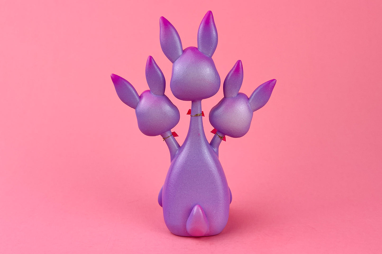 3 headed Bunny - Purple