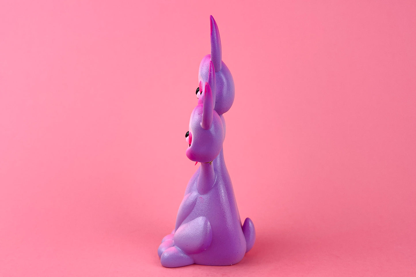3 headed Bunny - Purple