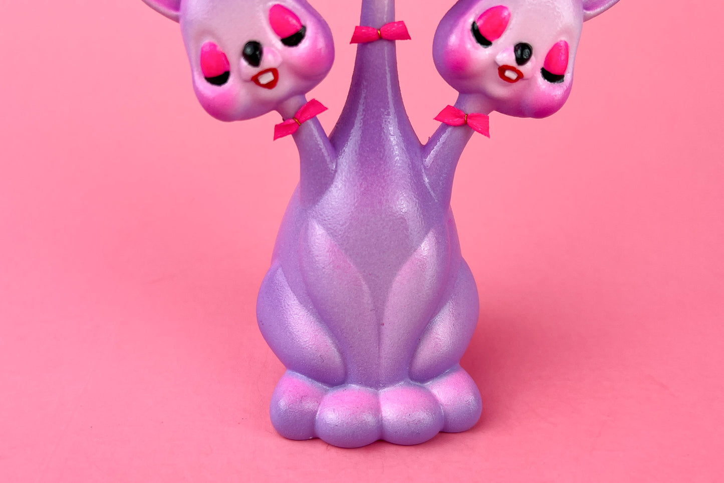 3 headed Bunny - Purple