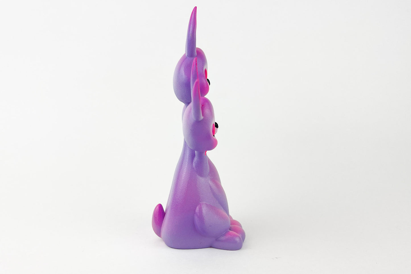 3 headed Bunny - Purple