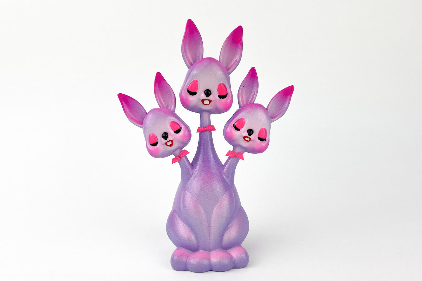 3 headed Bunny - Purple