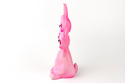 3 headed Bunny - Pink