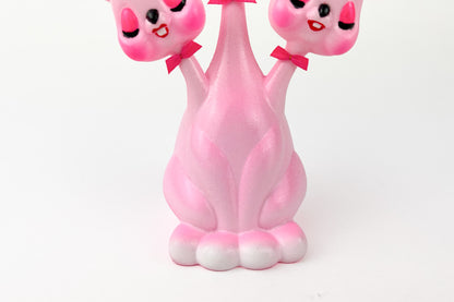 3 headed Bunny - Pink