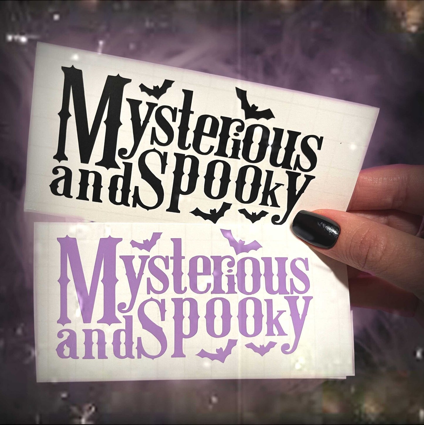 Mysterious and Spooky Vinyl Decals