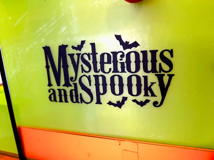 Mysterious and Spooky Vinyl Decals