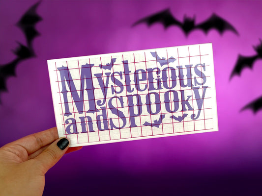 Mysterious and Spooky Vinyl Decals