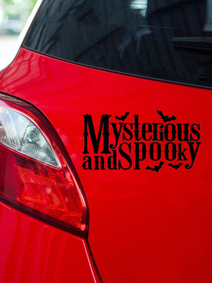 Mysterious and Spooky Vinyl Decals
