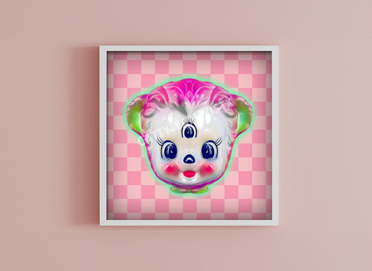Kitschy Bear w/3rd Eye Print