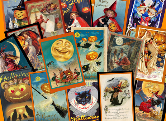 Retro Halloween Sticker Pack Set of 8