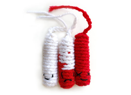 Funny Cat Toy Crochet Tampons Evolution