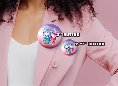 Best Friends - Pocket Mirror, Magnet, and or  Pin Back Button