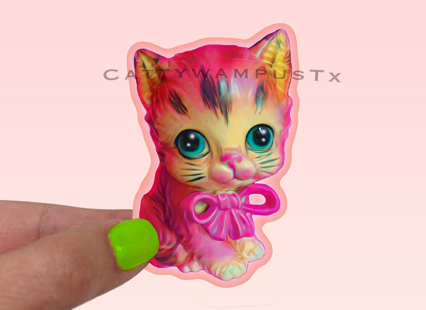 Kitschy Vintage Anthropomorphic Sticker Set